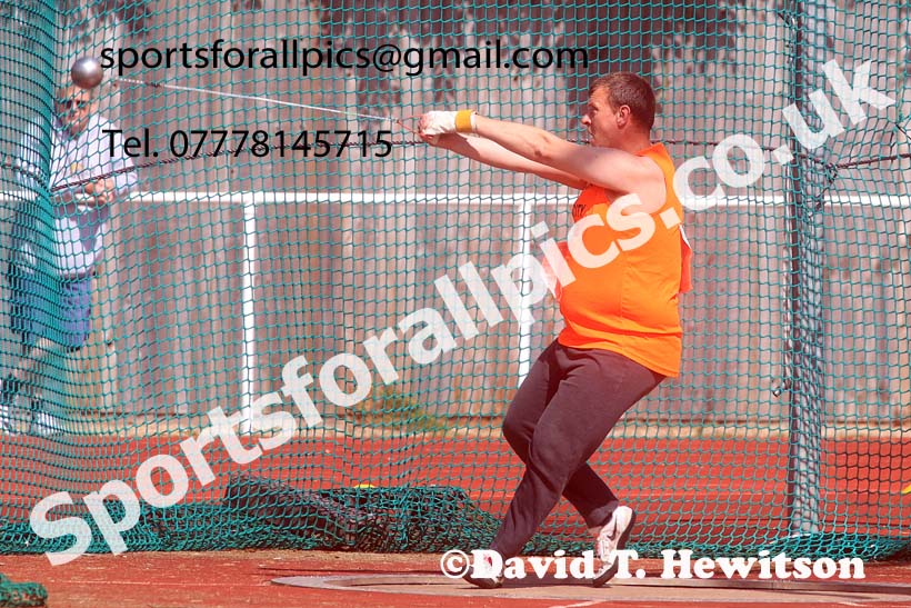 Senior Mens hammer, 2024 Northern Senior and Under-20s Track and Field Champs, Middlesbrough.  Photo: David T. Hewitson/Sports for All Pics